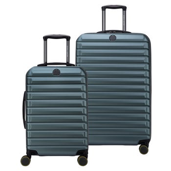 Delsey Paris green 2-piece hardside luggage set