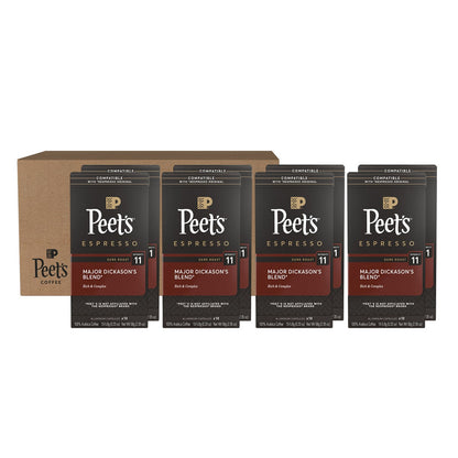 Peet's Coffee bold full-bodied coffee capsules for Nespresso Original Line
