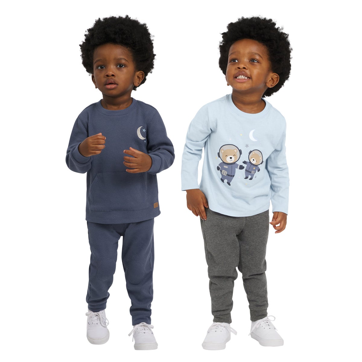 Four-piece thermal outfit for baby girls