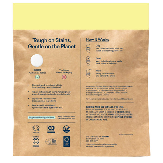 Blueland septic safe toilet bowl cleaner tablets value pack