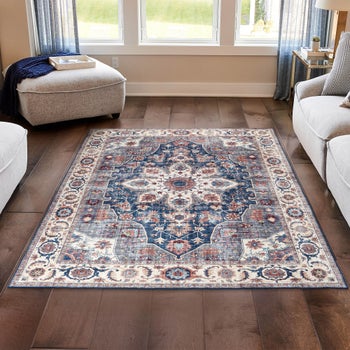 Wyatt & Ash Aliyah washable area rug 6'6 x 9'6