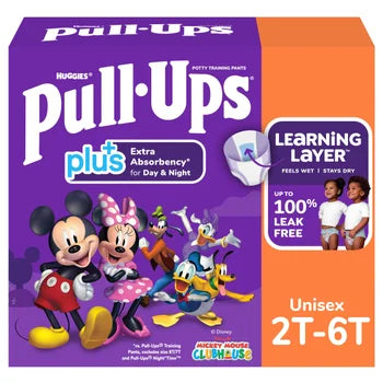 Leak protection training pants for toddlers