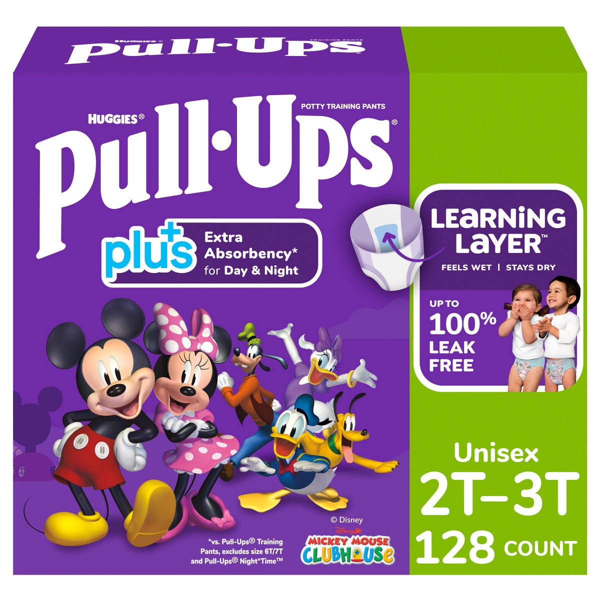 Huggies Pull-Ups Plus training pants unisex 4T-5T
