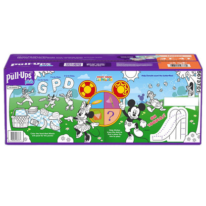 Mickey Mouse Clubhouse graphics on training pants