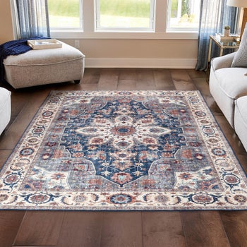 Wyatt & Ash Aliyeh washable indoor area rug