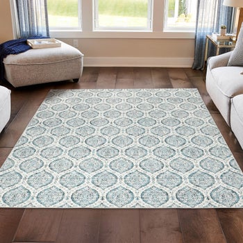 Wyatt & Ash Alisha washable indoor area rug 7'10" x 10'