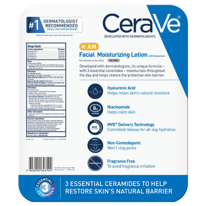 CeraVe daily face moisturizer with SPF 30