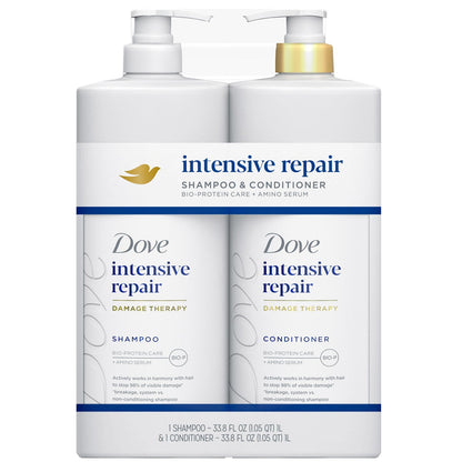 Dove Intensive Repair Damage Therapy shampoo and conditioner set