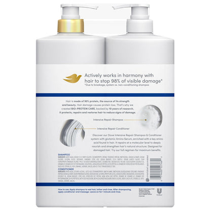 Dove hair care repair duo 33.8 fl oz
