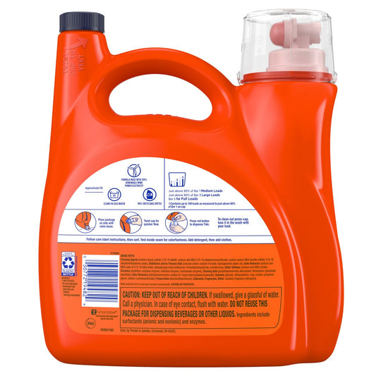 Tide laundry detergent 100 loads 128 fl oz