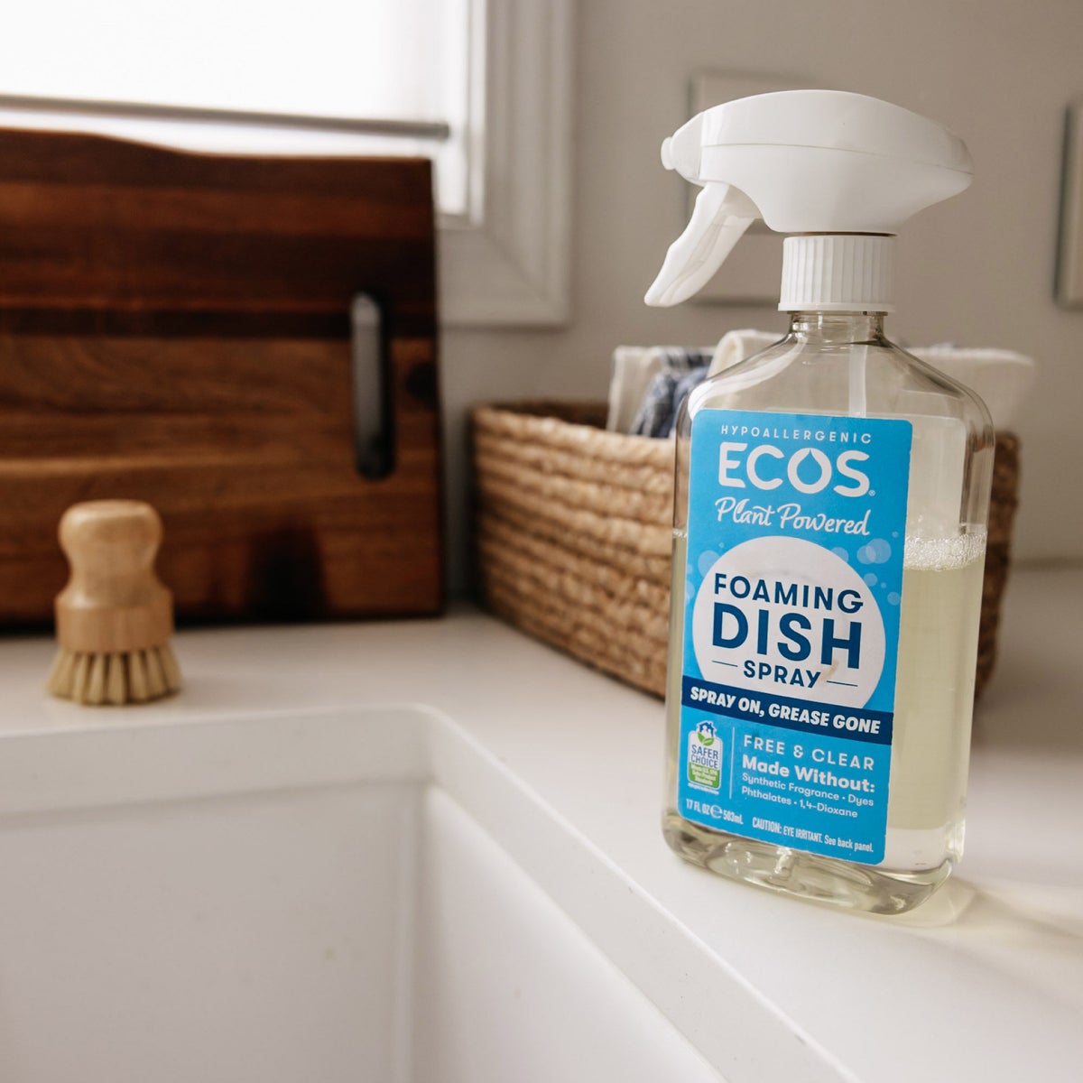 ECOS dish soap refill and spray bottle