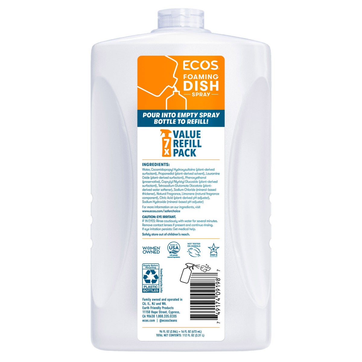 ECOS 16 fl oz foaming dish soap spray