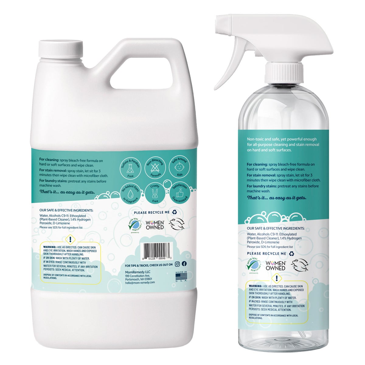 MomRemedy all-purpose stain remover 24 fl oz