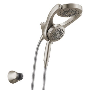 Delta 5-setting HydroRain hand shower with hose