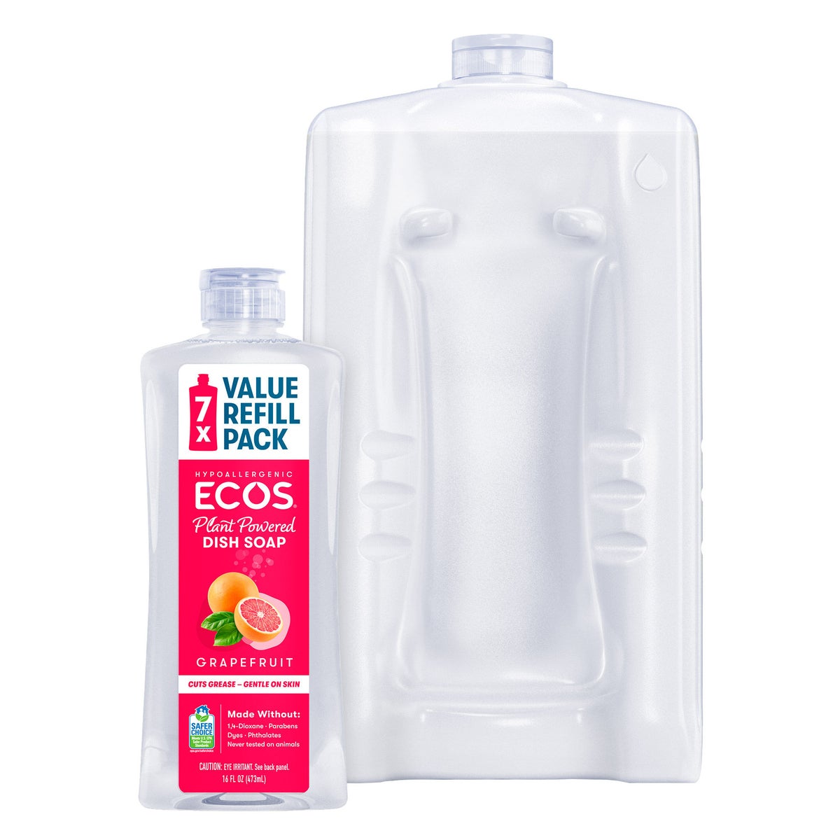 ECOS grapefruit liquid dish soap 16 fl oz bottle
