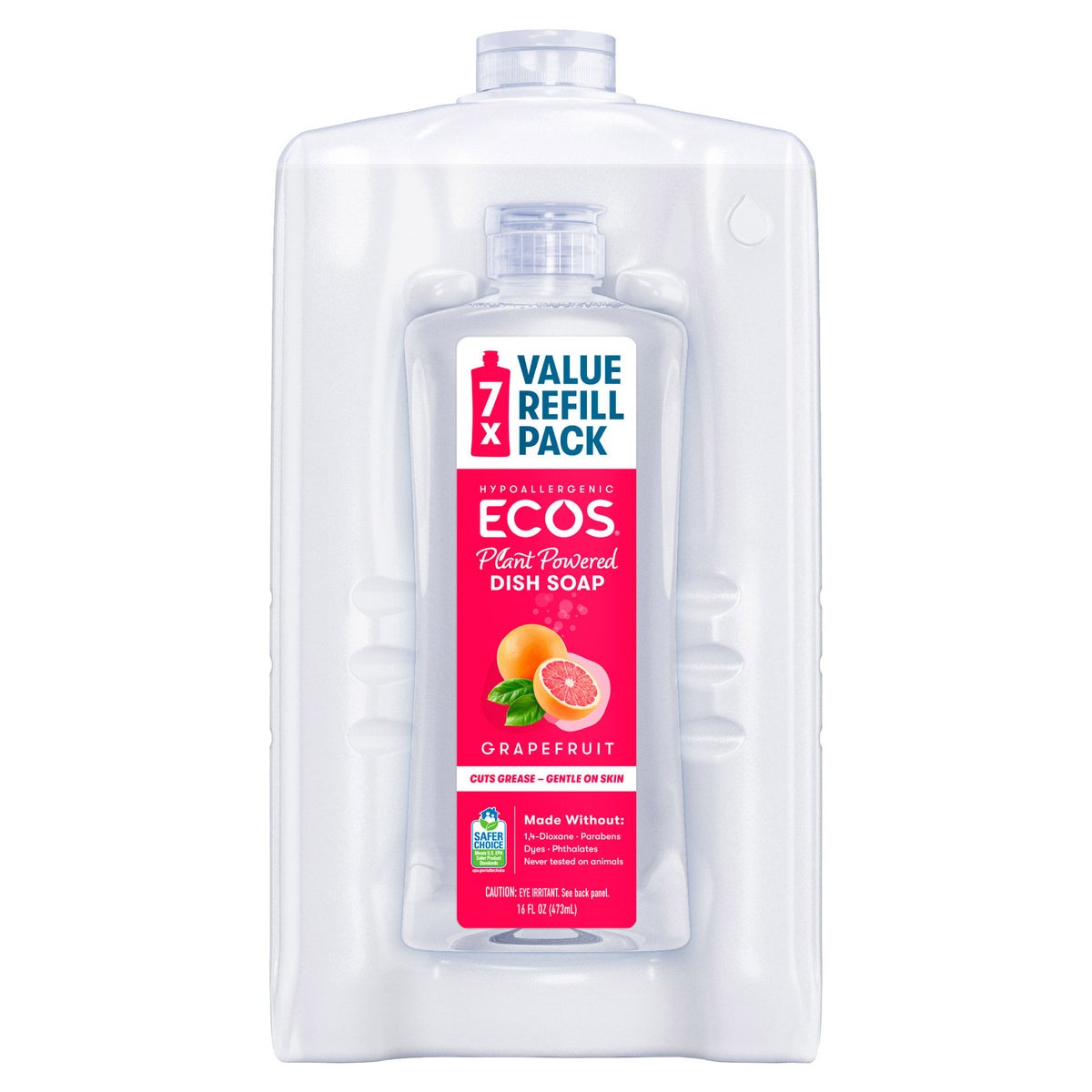 ECOS grapefruit dish soap 96 fl oz refill