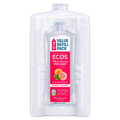 ECOS grapefruit dish soap 96 fl oz refill