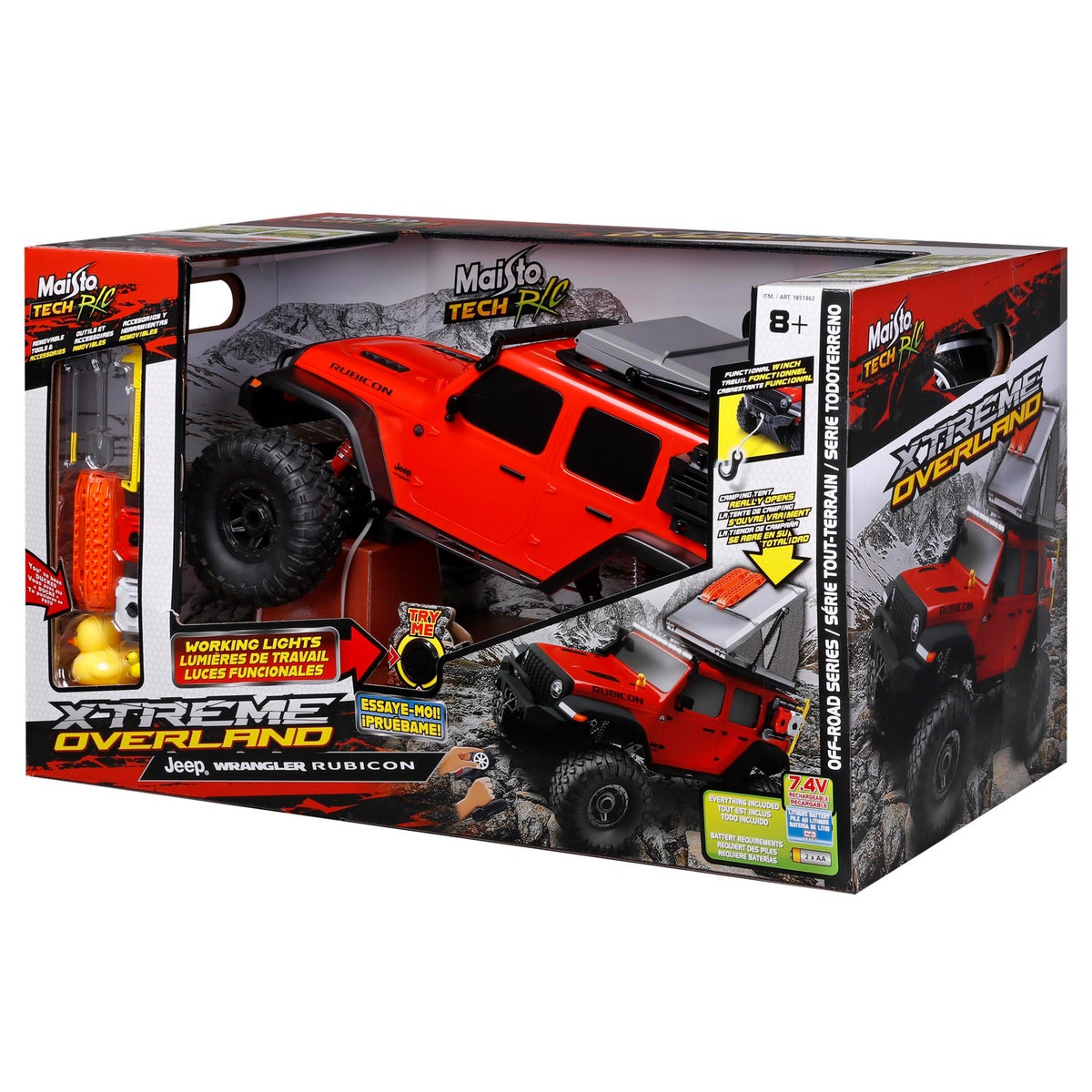 Maisto Jeep Overlander R/C side profile