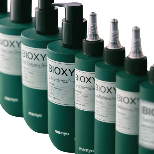 ma:nyo BIOXYL shampoo bottle for scalp care