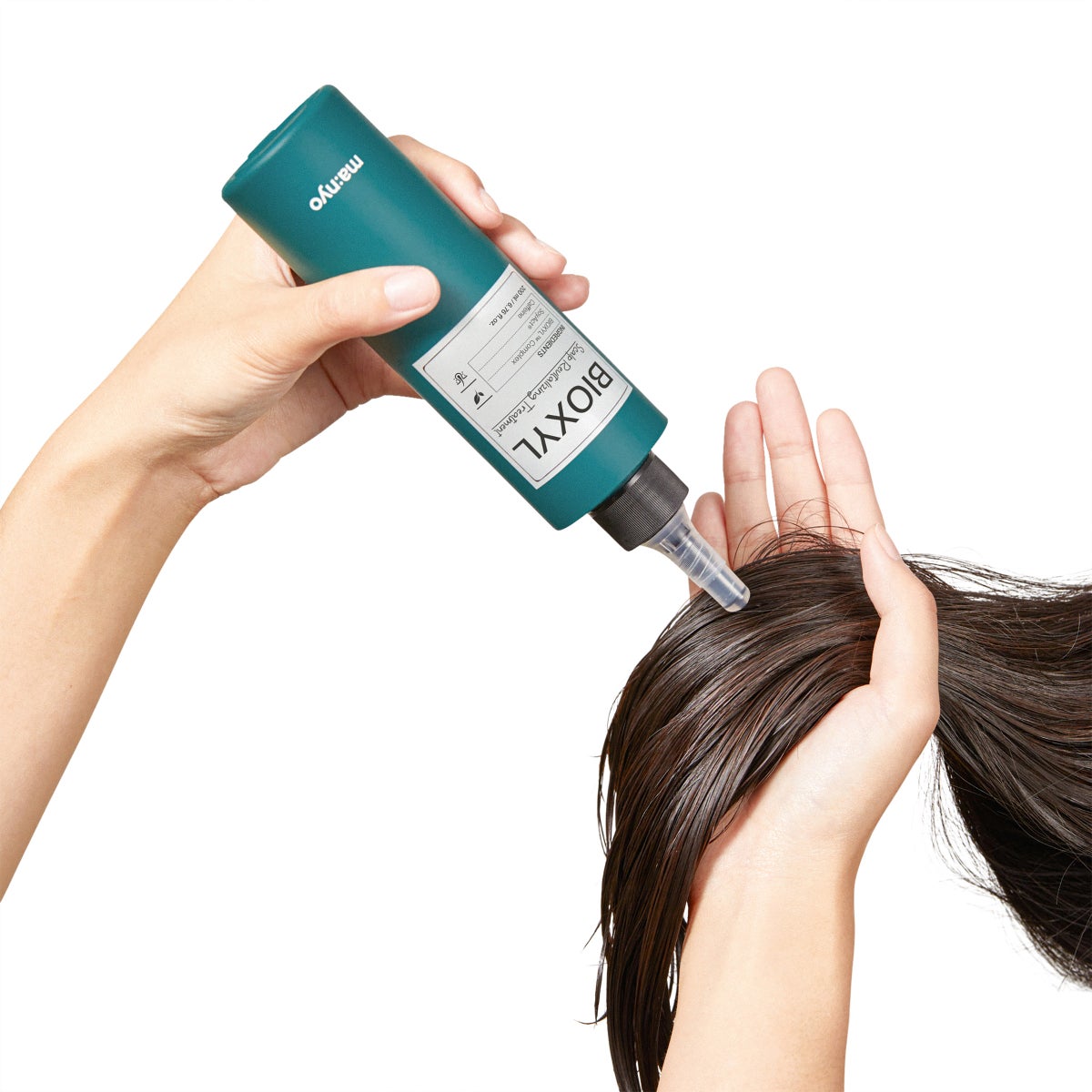ma:nyo BIOXYL shampoo and treatment hair care duo