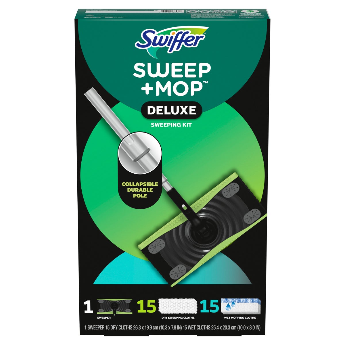 Swiffer Sweep + Mop Deluxe sweeping kit with refills