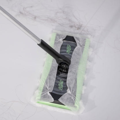 Swiffer sweeping kit with collapsible pole