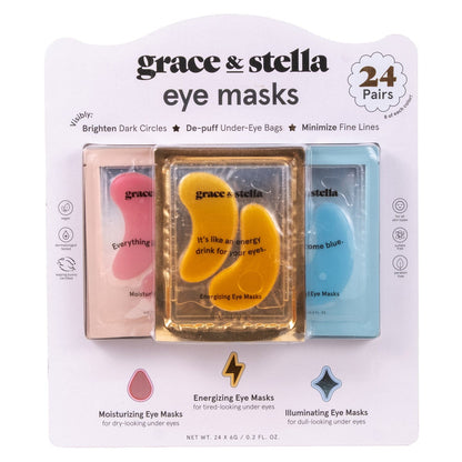 Grace & Stella under eye patches 24-count combo pack