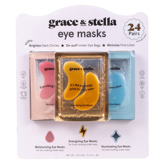 Grace & Stella under eye patches 24-count combo pack