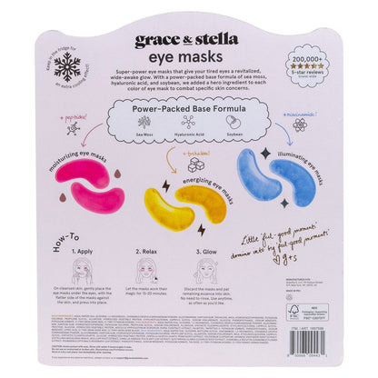 Grace & Stella eye masks for dark circles and puffiness