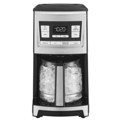 Coffee maker water window and fill markings