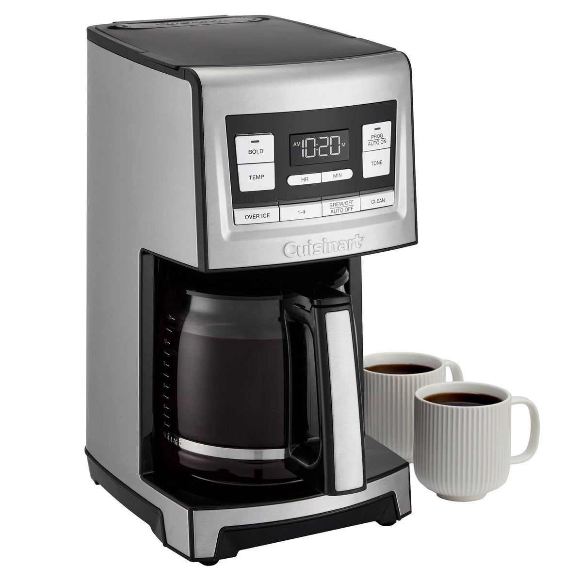 Drip coffee maker with adjustable heater plate