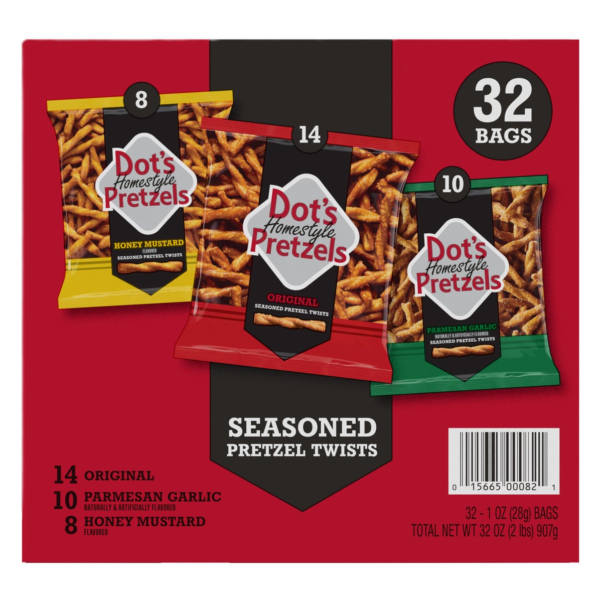 Dot's pretzel twists 1 oz single-serve snack bags