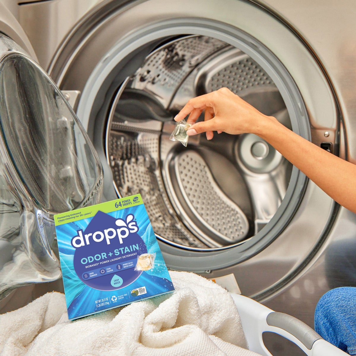 Crisp Breeze laundry detergent pacs package