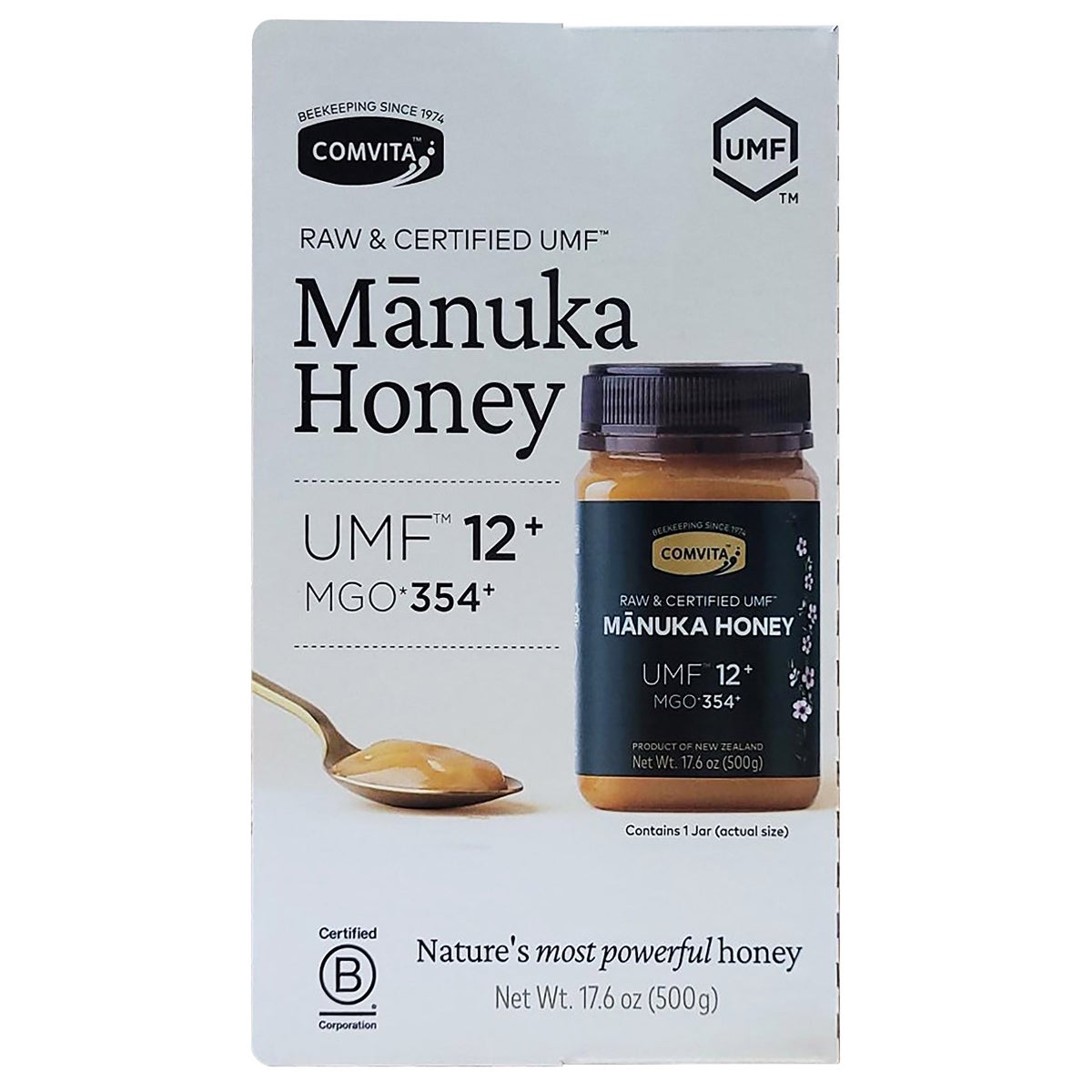 Comvita Manuka Honey UMF 12+ 17.6 oz jar