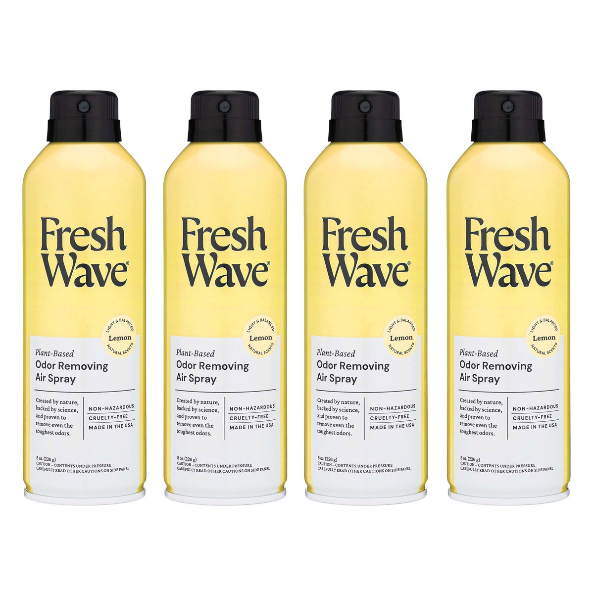Fresh Wave lemon odor removing air spray 4-pack