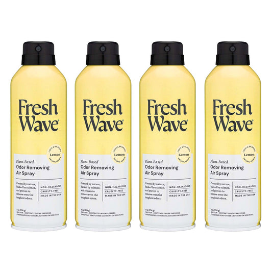 Fresh Wave lemon odor removing air spray 4-pack