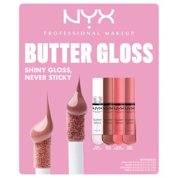 NYX Professional Makeup Butter Lip Gloss 4-piece set