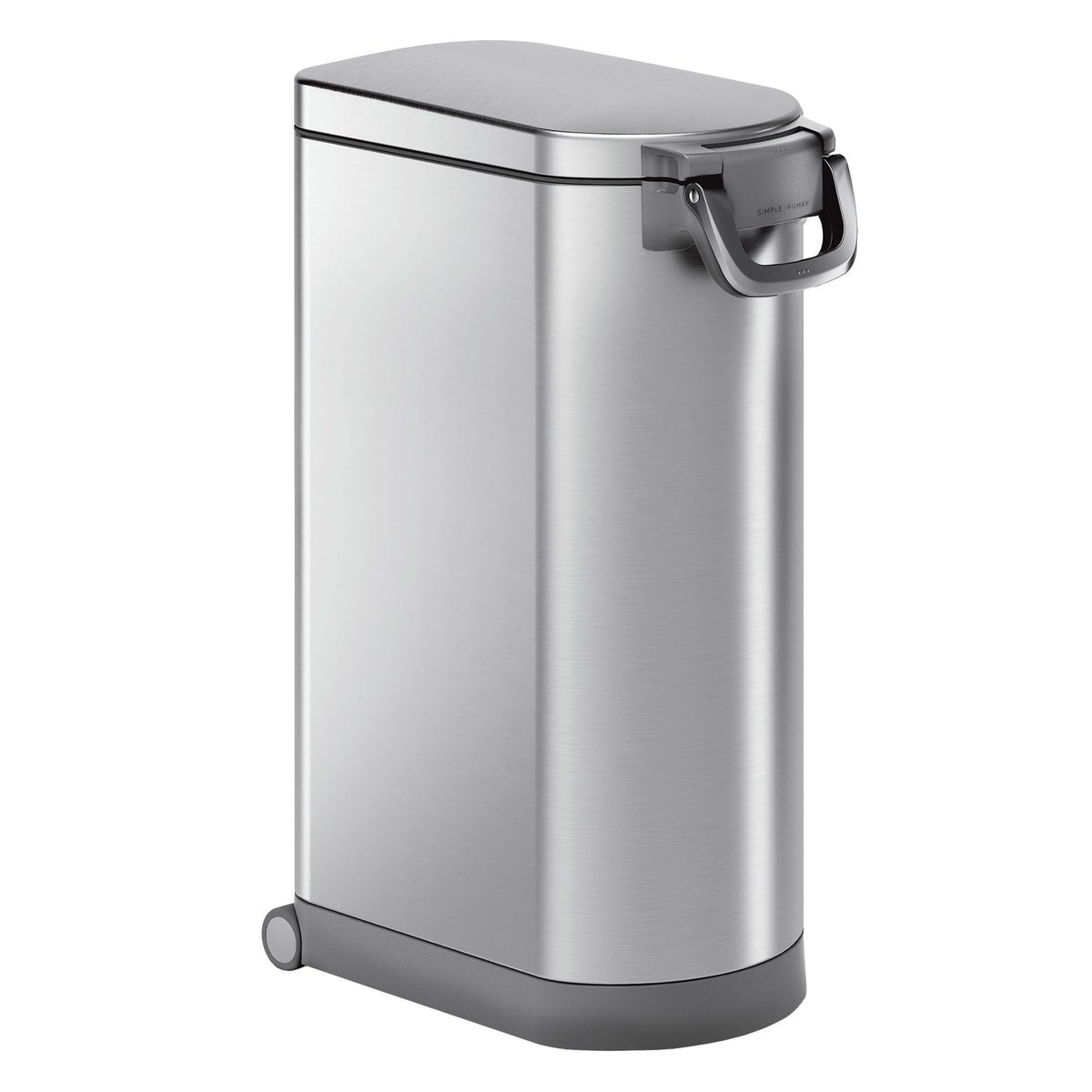 simplehuman pet food storage can with lock-tight handle