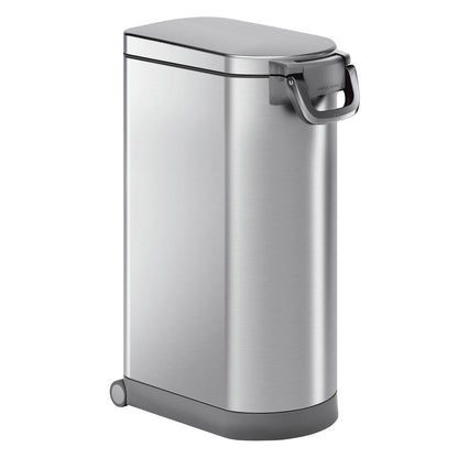 simplehuman pet food storage can with lock-tight handle