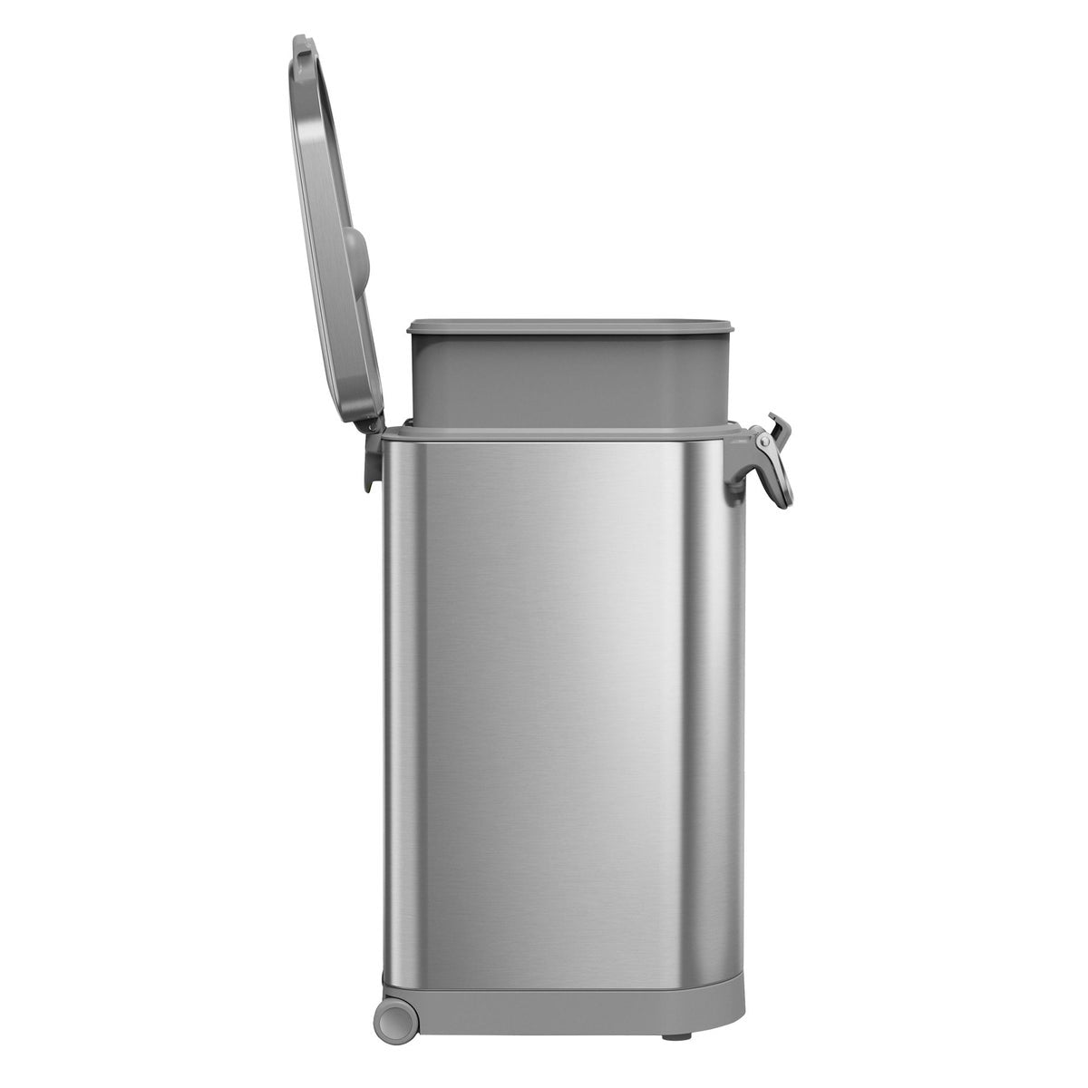 airtight simplehuman pet food can with lid seal