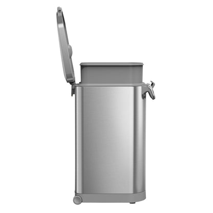 airtight simplehuman pet food can with lid seal