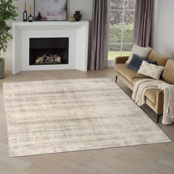 Nourison Arctic Zaria abstract polyester area rug