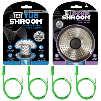 TubShroom universal drain protector and hair catcher bundle