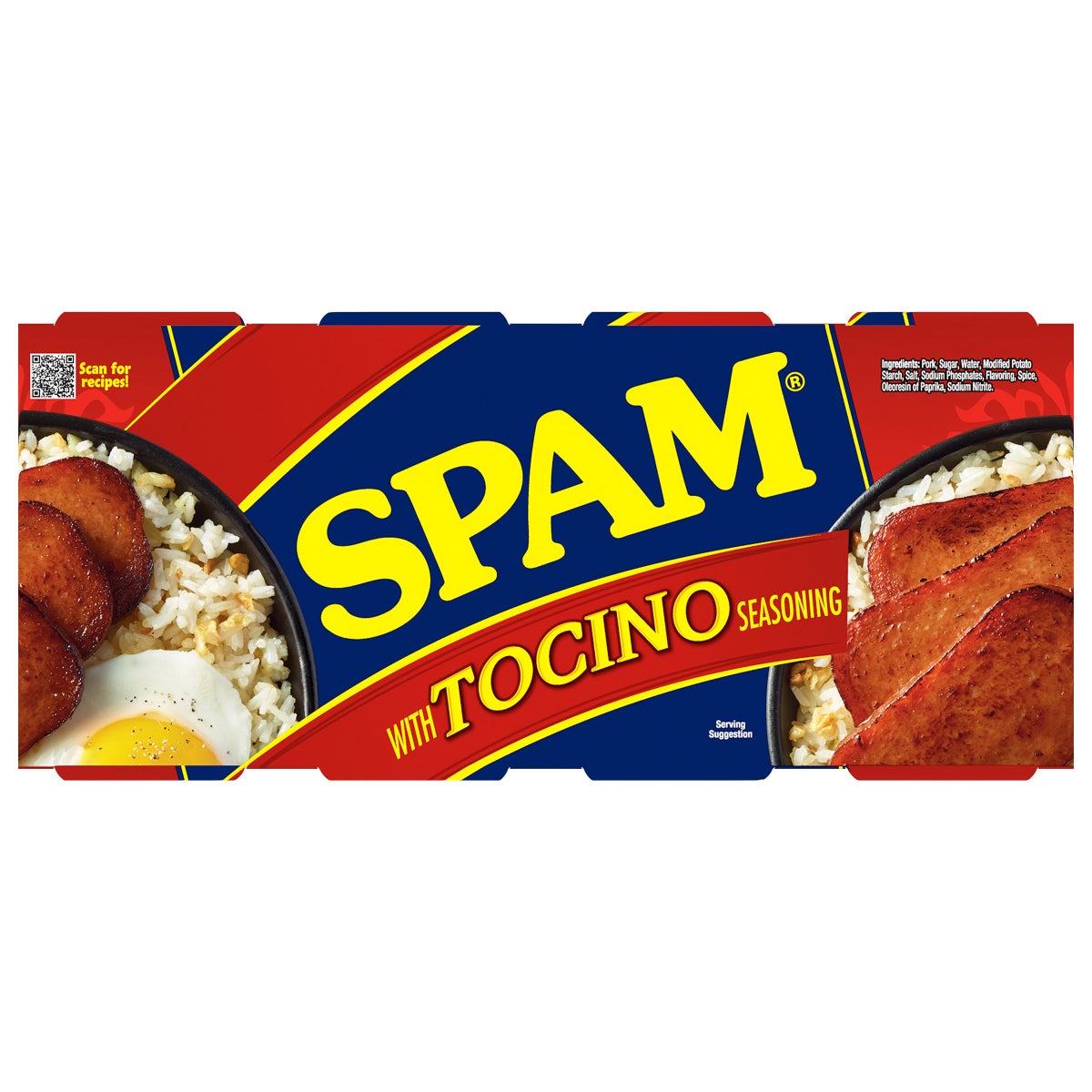Hormel SPAM Tocino canned meat 12 oz 8-count