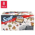 Scott On-The-Go pop-up cloths 8-count pack