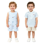 Little Me baby 3-piece dresswear set in pink