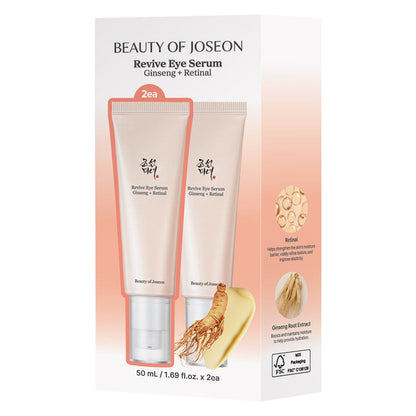 Beauty of Joseon Revive Eye Serum Ginseng + Retinal 2-pack