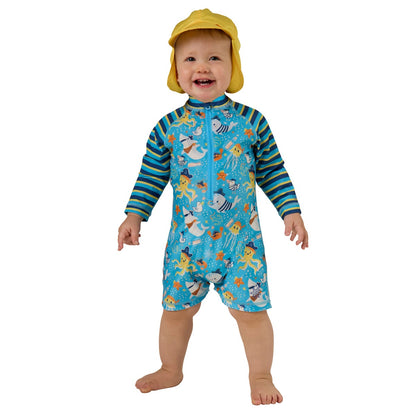 UV Skinz baby 2-piece swim set in blue