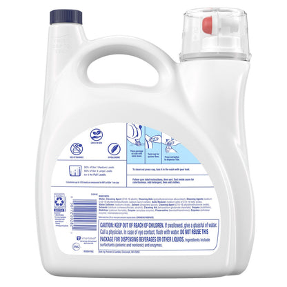 Tide Advanced Care laundry detergent bottle 154 fl oz