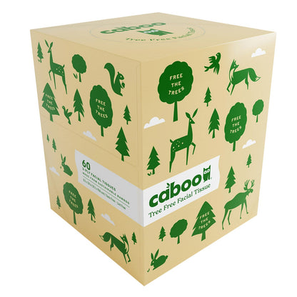 Caboo 60-sheet bamboo tissue for everyday use